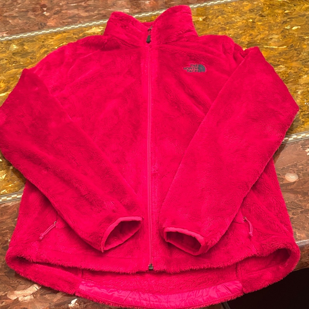 The North Face Hot Pink Plush Fleece Jacket